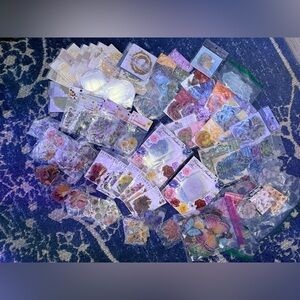 Lot assortment of PET/ MO-CARD Floral, Leaves/Nature, Butterly Stickers and more